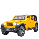 1/32 Džipai Wrangler Rubicon Transporto priemonės modelis Automobilio žaislas Auk&scaron;tas modeliavimas Garsas ir &scaron;viesa Off-road Lydinio kolekcija Automobilio žaislas Vaikams balta