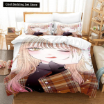 Anime Mano pasipuo&scaron;ęs numylėtinis Patalių komplektas Viengulis Dvivietis Pilnas Karalienės Karali&scaron;ko dydžio Lovos komplektas Suaugusiųjų Vaikų Miegamasis Antklodės užvalkalų rinkiniai Namų tekstilė AU Single(140x210cm)