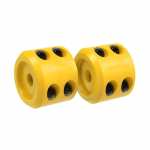 2 vnt. gervės trosas kablio ribotuvas gervės tvirtinimo stabdiklis virvės linijos kabelio saugiklis universalus ATV UTV priekaboms bekelės transporto priemonėms auksas