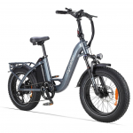 Cyrusher Rumbe 2.0 City Commuting Electric Bike 20 inch Fat Tires 250W Motor 48V18AH Battery Outdoor Riding E-Bike For Unisex Electric Bicycle pilka
