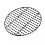 Nerūdijančio plieno apvalios kepsninės grotelės Ypač storos pakaitinės kepimo grotelės kepsninei ant anglių, laužui, tolygiam kar&scaron;čio paskirstymui, lauko kepsninės priedas 40cm A