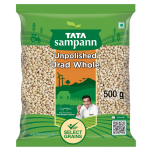 Tata Sampann ne&scaron;lifuoti visų pupelių Urad 500 g pakuotė, daug baltymų ir skaidulų Idli ir Dosa