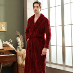 Poilsio chalatai Rudens ir žiemos pastorintas veido audinys Bebe Velvet Couple Chalatas plius didelis dydis Patogus ir eleganti&scaron;kas chalatas su pritvirtintu diržu Paprastas chalatas M