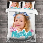 Like Nastya Patalynės Komplektas Viengulis Twin Pilnas Karalienės Karaliaus Dydžio Lova Suaugusiųjų Vaikų Miegamojo Antklodės Užvalkalų Komplektai 3D Spausdinimas Anime Kawaii 012 70x133cm