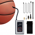 Ne&scaron;iojamas oro kompresorius su 4000 mAh baterija, LED lempute, automatiniu i&scaron;sijungimu ir skaitmeniniu manometru, elektrinis dviračio siurblys United States