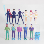 12-18 vnt./rinkinys Kpop Demonas Medžiotojai Veiksmo figūrėlė Žaislas Derpys Tigras Rumi Mira Zoey Sussy Figūrėlė Lėlė Gerbėjams Dovana