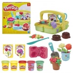 Play-Doh Mon jardin de fleurs, coffret de p&acirc;te &agrave; modeler inspir&eacute; du jardinage et de la nature, loisirs cr&eacute;atifs pour enfants, d&egrave;s 3 gryna
