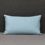 Vie&scaron;bučio baltų žąsų plunksnų pagalvė namams ir bendrabučiui 48*74cm - Low Pillow 1100g rožinė