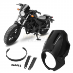 Motociklo juodas priekinių žibintų gaubtas, skirtas Honda Rebel - CMX 300 500
