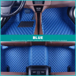Car floor mats for ssangyong Kyron 2007-2016 2015 2014 2013 2012 2011 2010 2009 auto foot Pads automobile carpet cover mėlyna