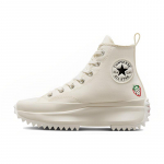 Converse Run Star Hike Platform paprasti ir patogūs auk&scaron;takulniai drobės batai visiems vyrams ir moterims, off-white spalvos 44.5