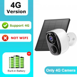 OKAM PRO Saulės kameros HD 5MP 4G SIM Kamera 5000mAh Baterija 130&deg; Plataus Kampo Lauko Kamera Vandeniui Atspari IP CCTV Spalvotas Naktinis Matymas Camera