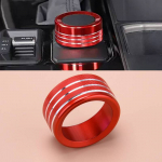 Car Drive Mode Tune Adjust Knob Ring Cover fit for Toyota Tundra  2024 Red Aluminum Alloy