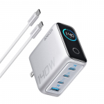Anker 140W GaN USB-C i&scaron;manusis ekranas, kelių prievadų greitasis įkroviklis Multi-Protocol Fast Charging Set