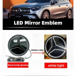 Automobilio grotelių ženklelis, 3D priekinis emblemos LED žibintai Mercedes Benz W205 W212 W213 W204 ML W166 CLA C117 W176 W177 E GLA GLC GLE Metris 2015-2019