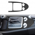 Tikra mink&scaron;ta anglies pluo&scaron;to apdailos lipdukas Automobilio centrinio valdymo pavarų perjungiklis Mercedes Benz SLK R171 2004 2005 2006 2007 2008 2009 2010