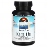 &Scaron;altinis Naturals, ArcticPure, krilių aliejus, 500 mg, 120 mink&scaron;tųjų gelių