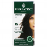 Herbatint, Nuolatiniai spalvos geliai, 1N, Juoda, 4,56 fl oz (135 ml)
