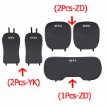 VOLKSWAGEN VW Volkswagen Automobilio Sėdynės Užvalkalas Ledo &Scaron;ilko Pagalvėlės Apsauginiai Padas VW GTI Polo Golf Passat Tiguan Arteon Touareg CC 2Pcs-ZD