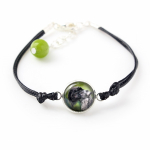 Kerry Blue Terrier, Irish Blue Terrier - bracelet with your photo handmade, unique jewelry from the Art-Dog brand sidabras