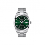 TISSOT Windy Collection vyri&scaron;kas laikrodis su automatiniu mechaniniu mechanizmu, 40 mm žaliu ciferblatu, nerūdijančio plieno korpusu, T127.407.11.091.01 Regular Watch Box