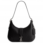 Coach Hamptons 27 Reguliuojama rankena Įmontuota kortelių ki&scaron;enė Odinė pirkinių rankinė per petį Didelė moteri&scaron;ka pirkinių rankinė Juoda CW642-LHBLK Basic Set (Bag+Dust Bag)