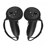 Atnaujintas VR Touch valdiklis, skirtas Quest 3, silikoninis dėklas, apsauginis dangtelis, rankena, prakaitui atsparūs priedai black
