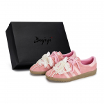 Adidas Originals Bermuda Riedlenčių Batai Unisex Žemi Rožiniai/Balti/Rudi GY7386(Team80-S-BOX) 39⅓