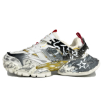 Adidas XLG RUNNER DELUXE Atsparūs trinčiai Žemi Laisvalaikio Bėgimo Bateliai Unisex Juodi Balti JQ2973(Team1090-) 42⅔