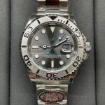 Rolex Pilkas &bdquo;Yacht&ldquo; vyri&scaron;kas automatinis mechaninis laikrodis - Didelis ciferblatas, Atsparus vandeniui, Populiarus modelis