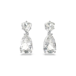 Swarovski Mesmera serijos la&scaron;o formos rodžio padengti auskarai Moteri&scaron;ki auskarai Sidabriniai 5661683 Box (Random Color)