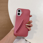 Ne&scaron;iojama lūpų blizgio dėkliukas telefonui 17 Pro Max Air 13 11 16 15 14 12 11 17promax Apsauginis lūpų dažų laikiklis Funda Dangteliai iPhone 17 tamsiai raudona spalva