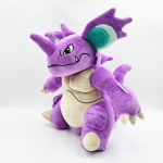 Naujas Violetinis Nidoking Pliu&scaron;inis Žaislas Pok&eacute;mon Lėlė Mielas Mink&scaron;tas Pliu&scaron;inis Kolekcionuojama Figūrėlė Dovana Vaikams ir Suaugusiems Anime Gerbėjams Namų Dekoras Tinka Gimtadieniui 30cm violetinė
