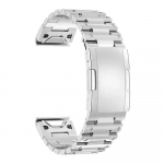 Greitai tvirtinamas nerūdijančio plieno metalinis laikrodžio dirželis 22mm 26mm, skirtas Garmin Fenix 6 6X 7X 7 Solar/ 6 Pro / 5 Plus/ Instinct/epix Gen 2 22mm white