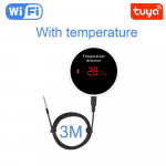 Haozee Tuya i&scaron;manusis WIFI termometras su i&scaron;oriniu temperatūros zondo USB įkrovimu arba įkraunama baterija With temperature 3M