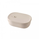 Silikoniniai maisto laikymo indai, indai prie&scaron;valgiams ruo&scaron;ti, tinkami &scaron;ildyti mikrobangų krosnelėje su ventiliacija, lengvai valomi, vienspalviai, 1000 ml balta