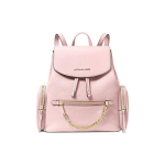 Michael Kors Mk Jet Set Monogramos Logotipas Spalvotas Blokinis Odinis Kuprinė Vidutinio Dydžio Moteri&scaron;ka Kuprinė Rožinė 35T1GTTB6L-7278 Basic Set (Bag+Dust Bag)