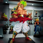 CKandJt Statulėlė Dragon Ball Z Broly Figūrėlė Ssj3 Broly Super Saiyan PVC Veiksmo Figūrėlės 27cm/19.69colio Kolekcinis Režimas Žaislai Dovanos