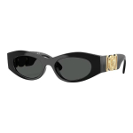 Versace Logotipas Kačių akies akiniai nuo saulės Moteri&scaron;ki akiniai nuo saulės Juodi O4480U-OGB18751_ONUL Basic Packaging gray