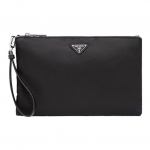 Prada emalizuotas trikampis metalinis logotipas nailoninė kosmetinė dėklas maži vyri&scaron;ki krep&scaron;iai juodi 2NH004-064-F0002 Box(Basic Set+Box)