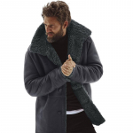 Žieminė striukė Thermal Striukė Vyri&scaron;kas paltas Kailis Integruotas M