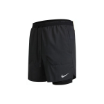 Nike Dri-Fit kvėpuojantys, greitai džiūstantys bėgimo, treniruočių laisvalaikio &scaron;ortai vyrams, juodi, DM4760-010 XXL