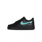Nike Air Force 1 Tiffany Meilės Lai&scaron;ko Dangos Neslystantis Amortizacija Žemi Krep&scaron;inio Batai Unisex Juodi Žali CW2288-001(Komanda1877-) 35.5
