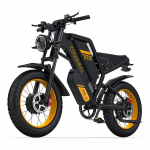 Coswheel GT20 dviejų variklių elektrinis kalnų dviratis, 40Ah baterija, 4000W visureigis dviratis, 20 colių plačiomis padangomis visureigis dviratis
