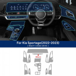Skirta Kia Sportage NQ5  Automobilio centrinės konsolės media skydelio navigacijos TPU apsauginė nuo įbrėžimų plėvelė Interjero lipdukas A-LHD