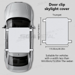 SEAMETAL Automobilio stoglangio apsauga nuo saulės Apsauga nuo saulės Vandeniui atspari Apsauga nuo ledo ir sniego Apsauga nuo saulės Automobilio stogo uždangalas Sedanam SUV Prekės