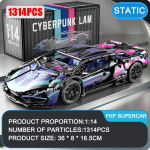 Techninis APP Nuotolinio Valdymo Variklis Sportinis Automobilis Statybiniai Blokeliai Plytos Greičio Lenktynių Superautomobilio Rinkiniai Žaislai Vaikams Modeliai Dovanos