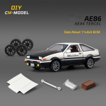 1:43 Masto Pagani Zonda R AE86 PASIDARYK pats Automobilio Modelis Žaislas Lydinio Kėbulas Guminės Padangos Nuimamos Dalys Miniatiūrinės Transporto Priemonės Modeliai Berniukų Dovanos