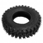 13x4.10‑6 sniego valymo padanga keturračiams, kartingams, mini 4WD, 47cc, 49cc sniego motociklams black