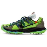 Nike x OFF WHITE Air Zoom Terra Kiger 5 Kvėpuojantys žemi takų bėgimo batai Moteri&scaron;ki Pilki Žali CD8179-300 35.5 green